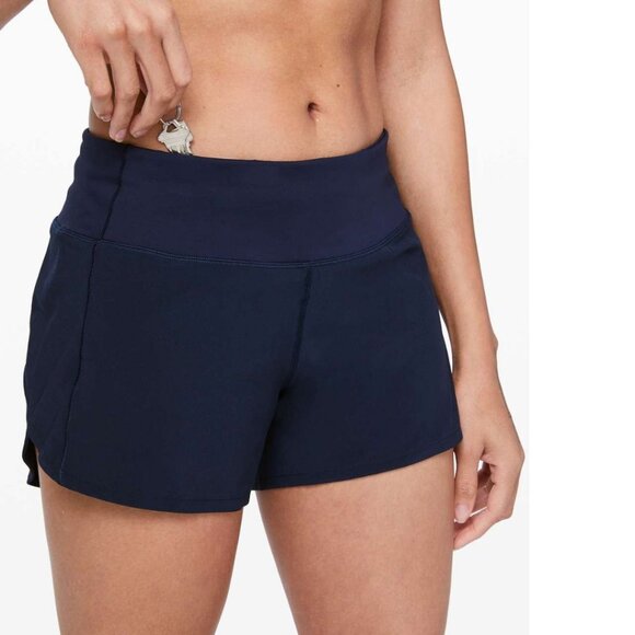 Lululemon - Speed Up Short Long *4" Updated Fit LW7AYMT | Size 2 | True Navy - Picture 2 of 10